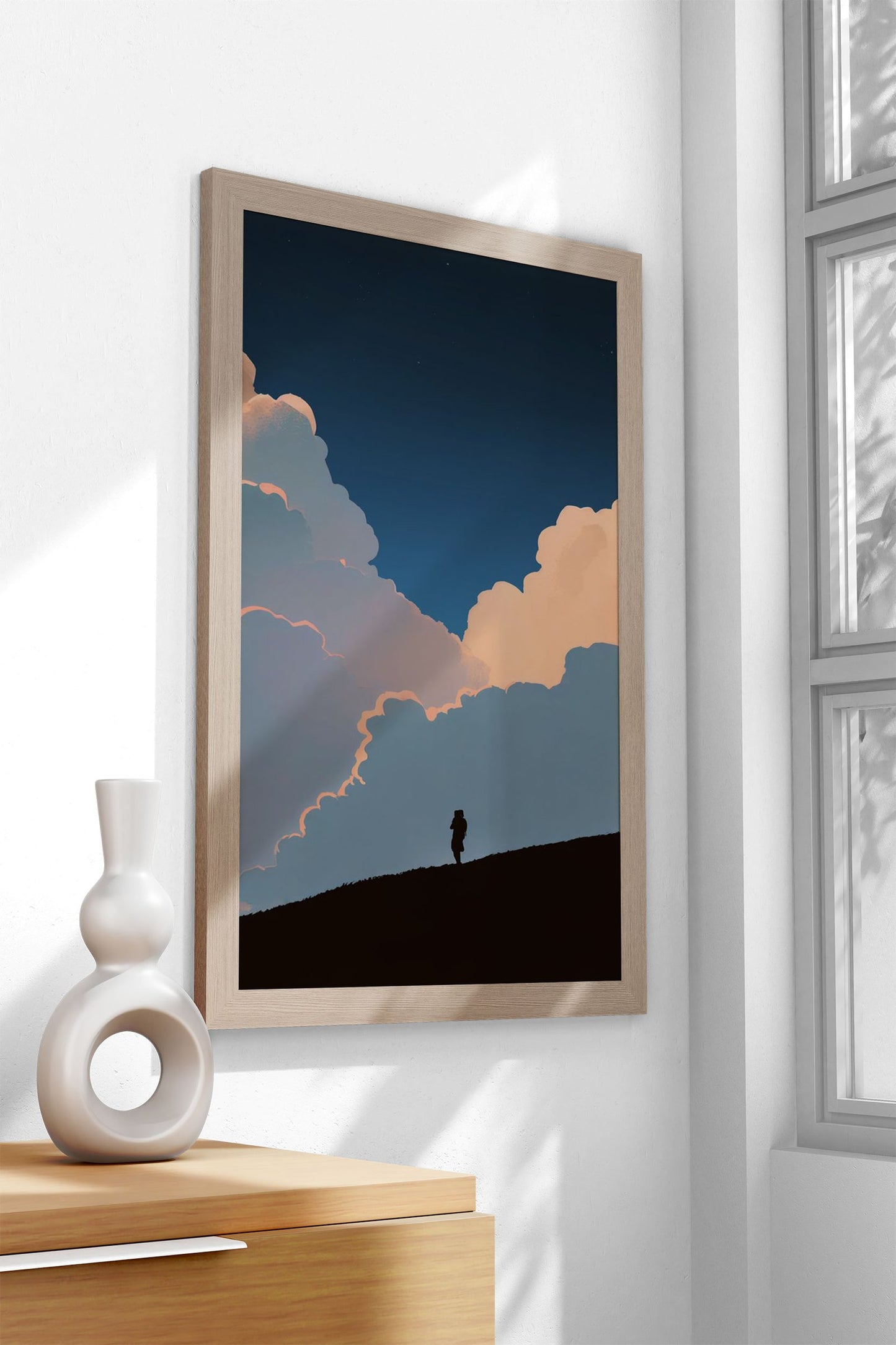 Cozy sunset traveler Asian Style Poster | Wall Art for Home & Office | High-Quality Print - High-Quality Visual Display