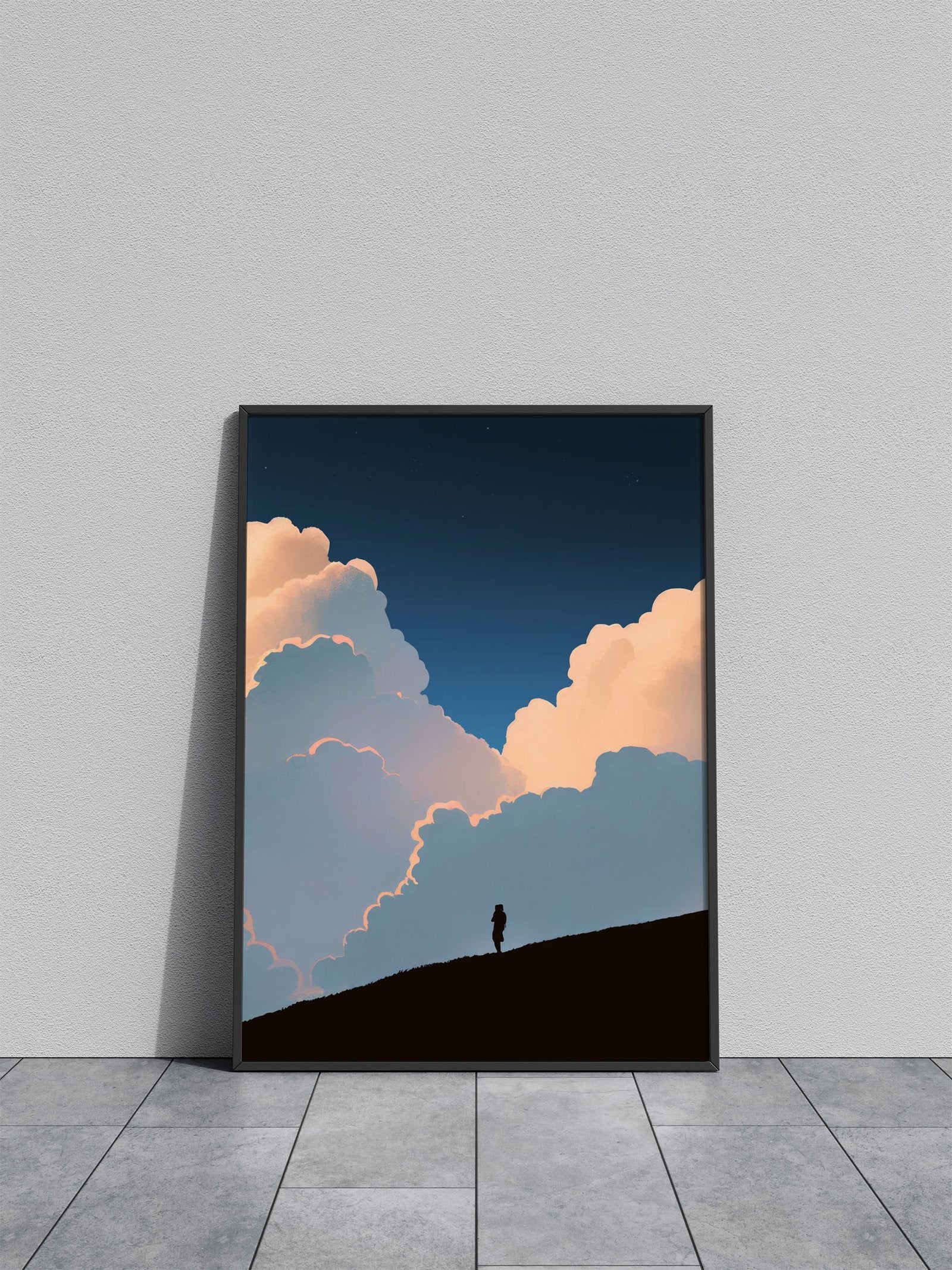 Cozy sunset traveler Asian Style Poster | Wall Art for Home & Office | High-Quality Print - High-Quality Visual Display