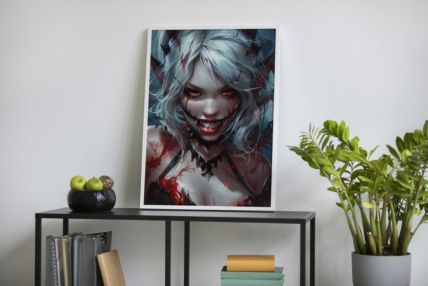 Crazy Anime School Girl Asian Style Poster | Wall Art for Home & Office | High-Quality Print