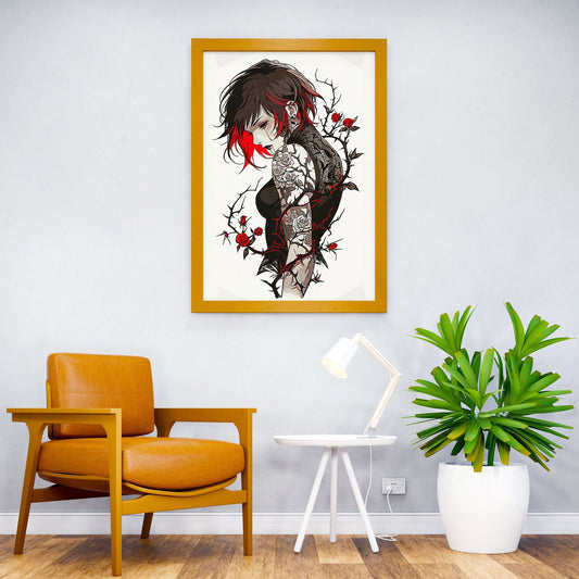 Criminal Tattoos Asian Style Poster | Wall Art for Home & Office | High-Quality Print - High-Quality Visual Display