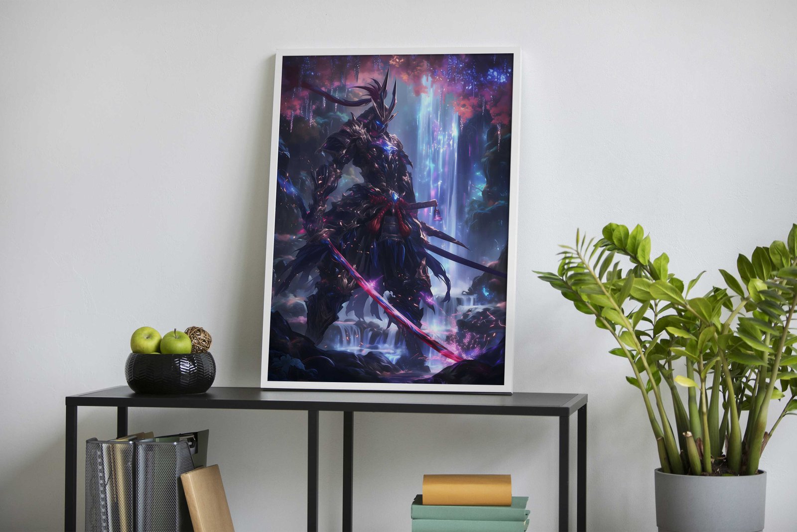 Crystal Samurai Asian Style Poster | Wall Art for Home & Office | High-Quality Print - High-Quality Visual Display