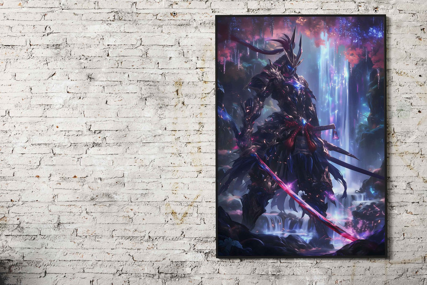 Crystal Samurai Asian Style Poster | Wall Art for Home & Office | High-Quality Print - High-Quality Visual Display