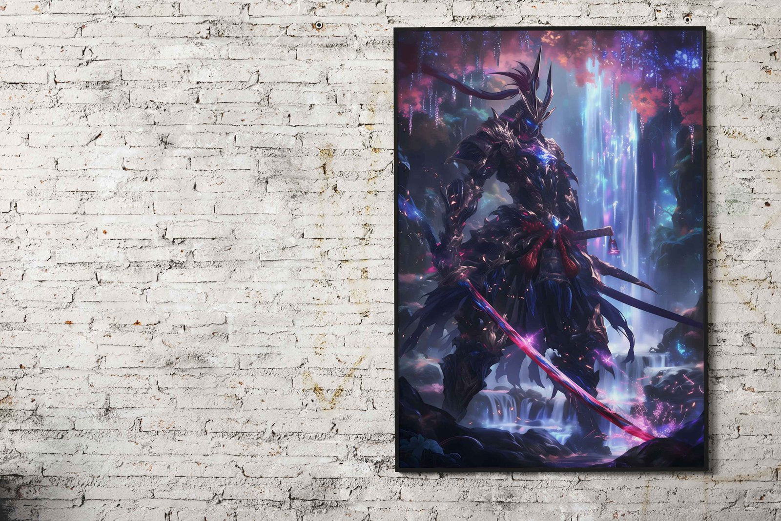 Crystal Samurai Asian Style Poster | Wall Art for Home & Office | High-Quality Print - High-Quality Visual Display
