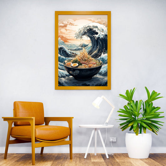 Culinary Wave Asian Style Poster | Wall Art for Home & Office | High-Quality Print - High-Quality Visual Display