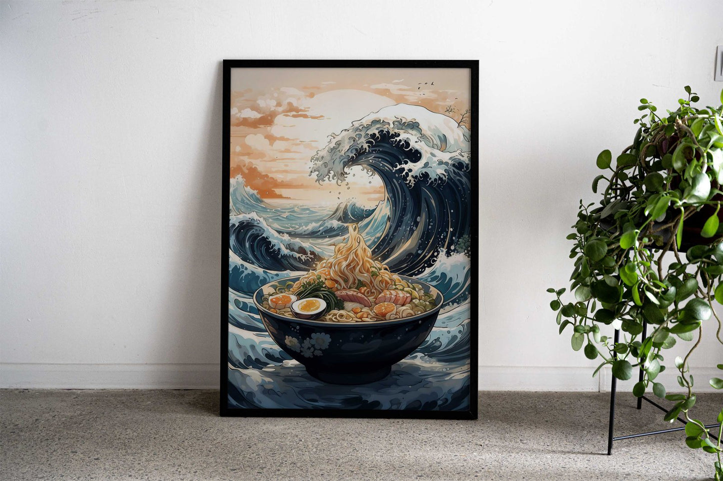 Culinary Wave Asian Style Poster | Wall Art for Home & Office | High-Quality Print