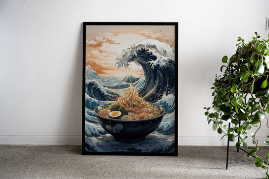 Culinary Wave Asian Style Poster | Wall Art for Home & Office | High-Quality Print - High-Quality Visual Display