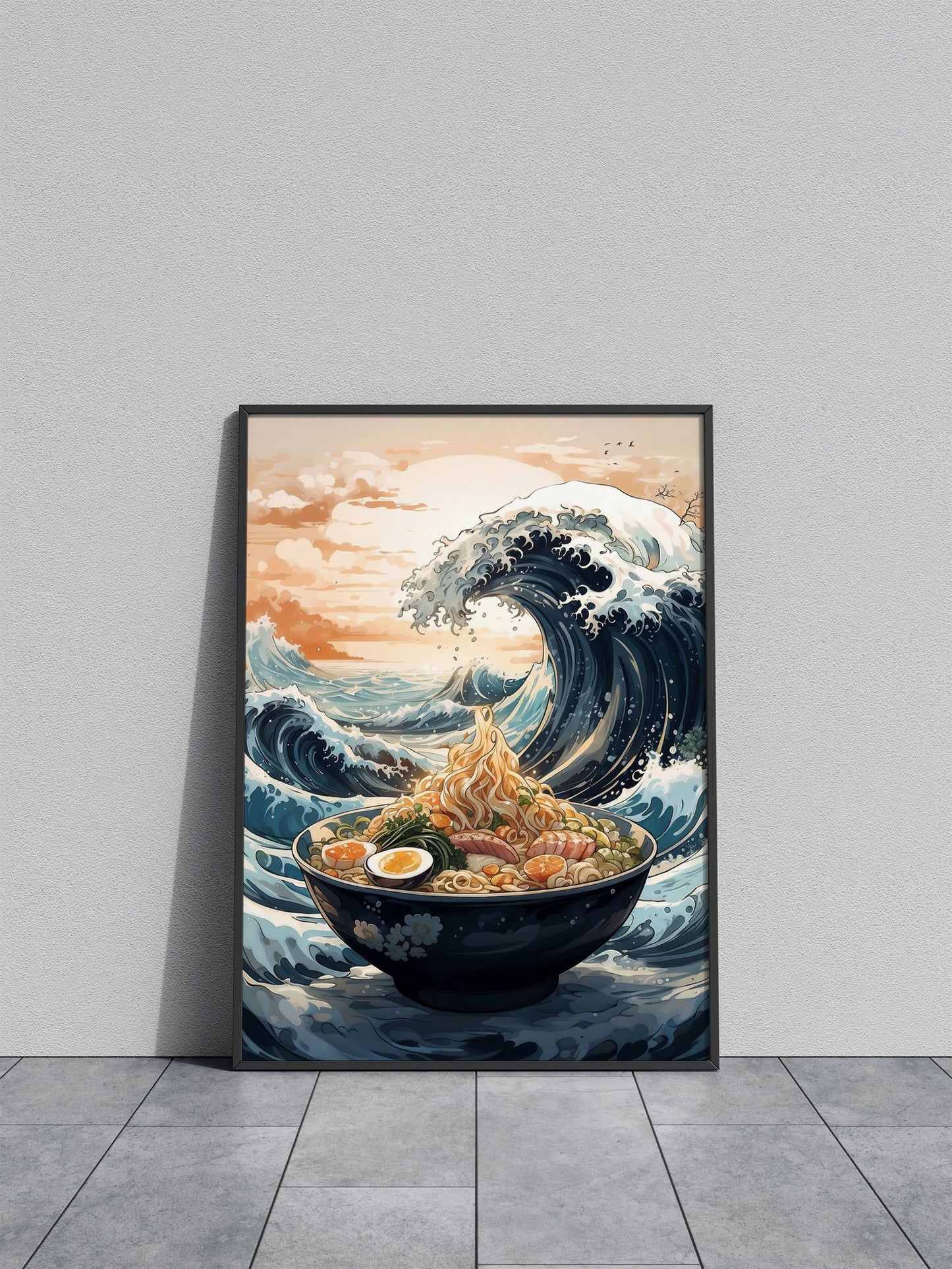 Culinary Wave Asian Style Poster | Wall Art for Home & Office | High-Quality Print