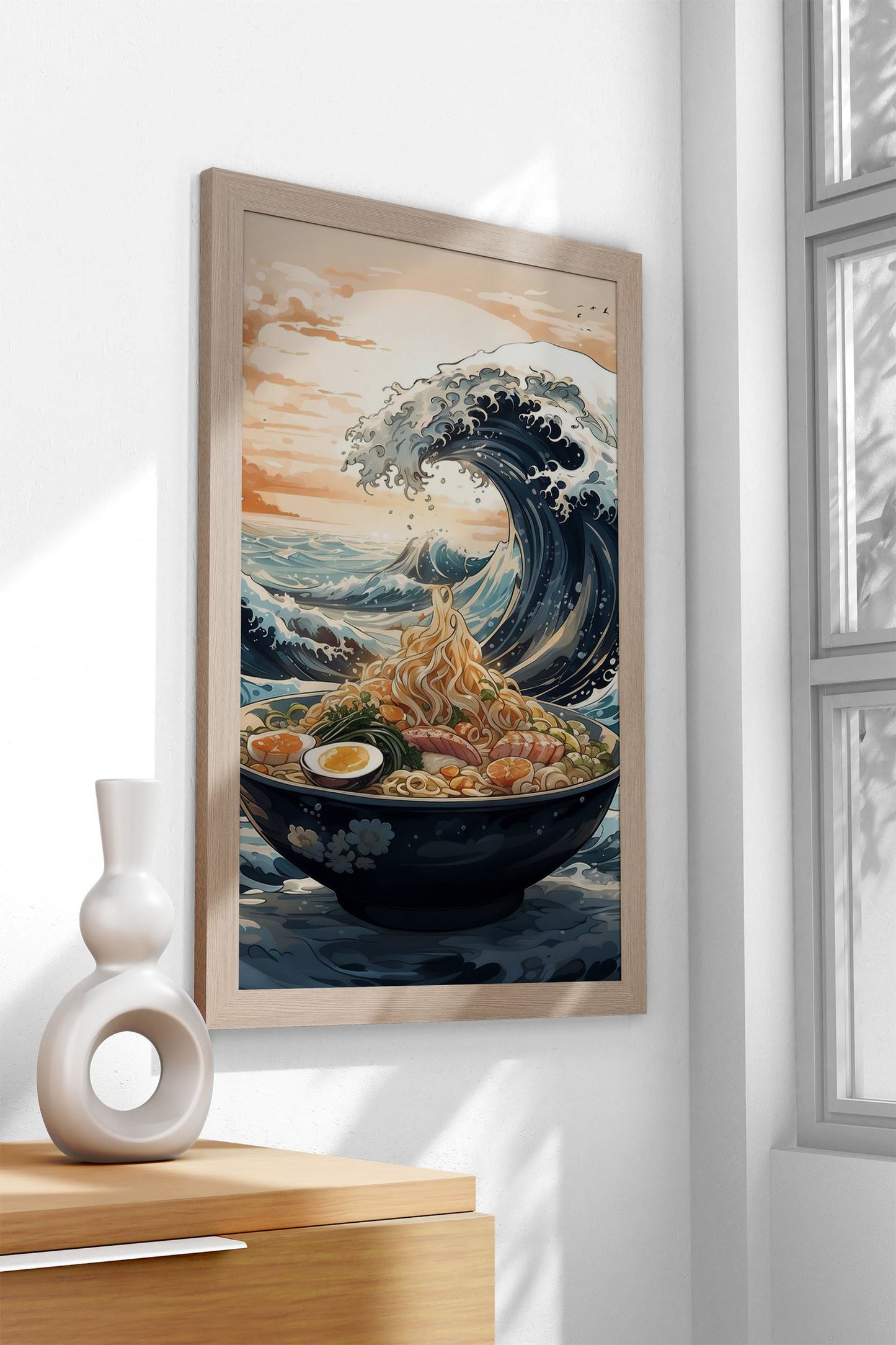 Culinary Wave Asian Style Poster | Wall Art for Home & Office | High-Quality Print