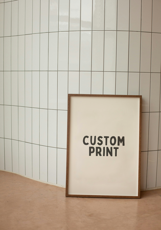 Custom Print - High-Quality Premium Wall Art Decor Sticker