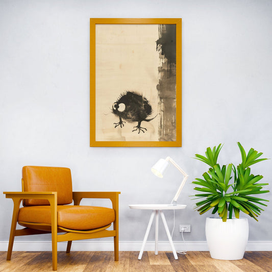 Cute Yokai Japanese Woodblock Print Asian Style Poster | Wall Art for Home & Office | High-Quality Print - High-Quality Visual Display