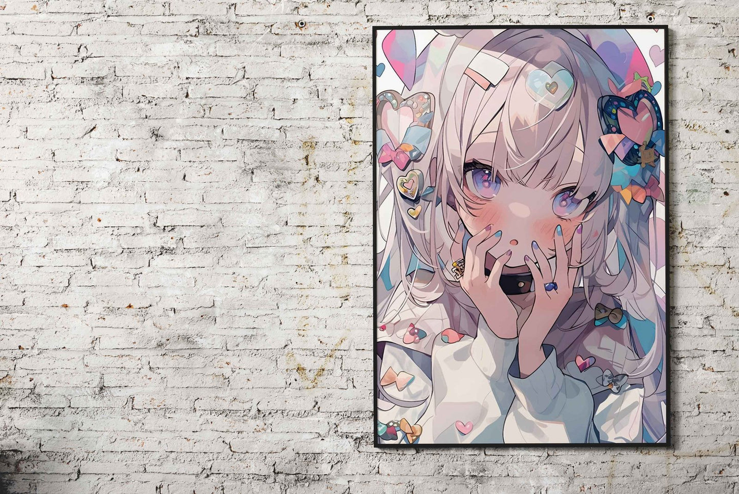 Cute girl Asian Style Poster | Wall Art for Home & Office | High-Quality Print - High-Quality Visual Display