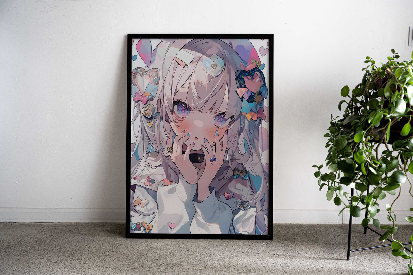 Cute girl Asian Style Poster | Wall Art for Home & Office | High-Quality Print - High-Quality Visual Display