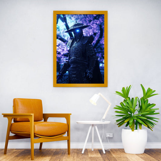 Cybernetic Samurai Warrior Asian Style Poster | Wall Art for Home & Office | High-Quality Print - High-Quality Visual Display
