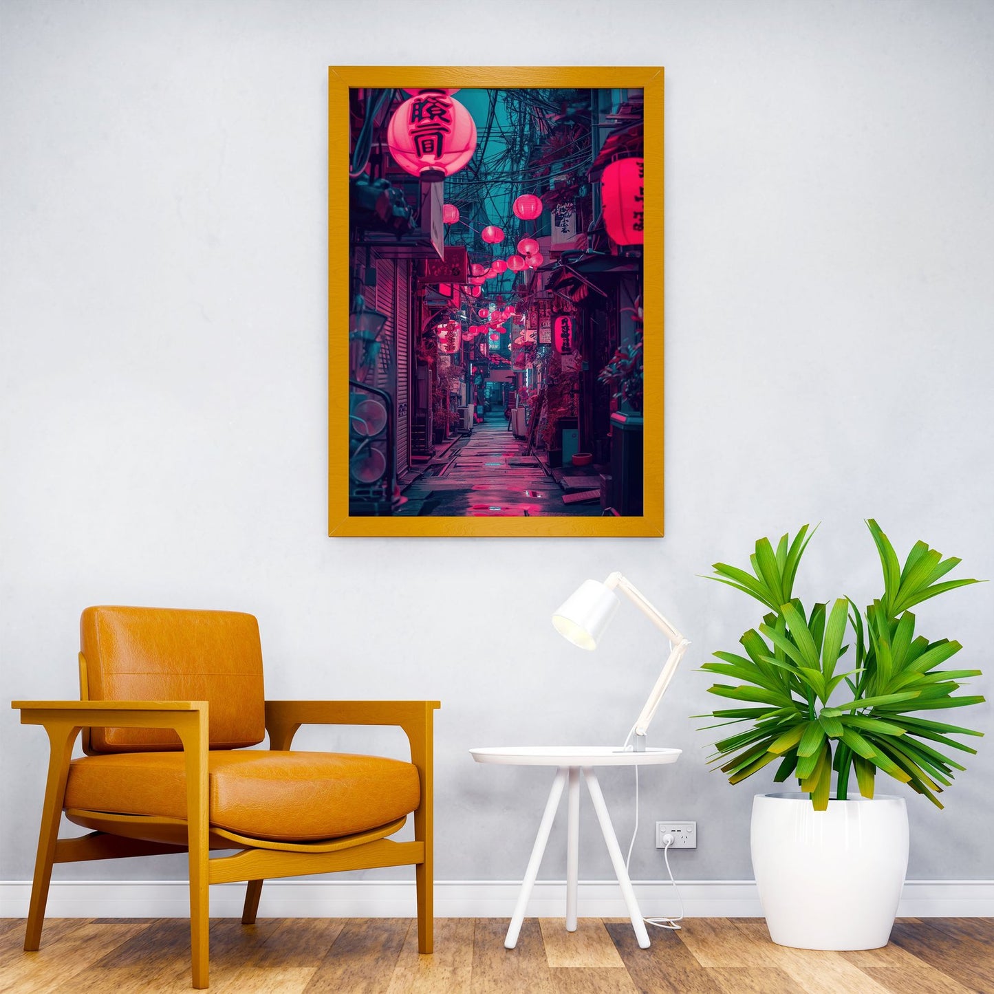 Cyberpunk Japan Asian Style Poster | Wall Art for Home & Office | High-Quality Print - High-Quality Visual Display