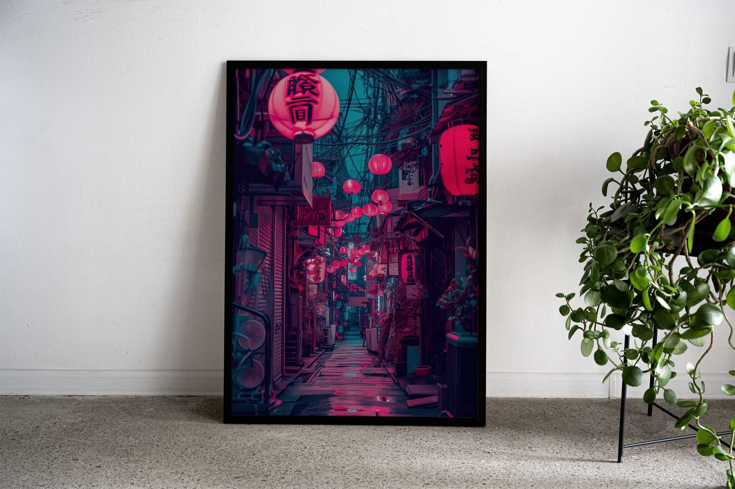 Cyberpunk Japan Asian Style Poster | Wall Art for Home & Office | High-Quality Print - High-Quality Visual Display
