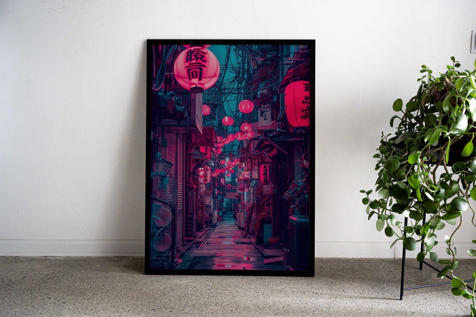 Cyberpunk Japan Asian Style Poster | Wall Art for Home & Office | High-Quality Print - High-Quality Visual Display
