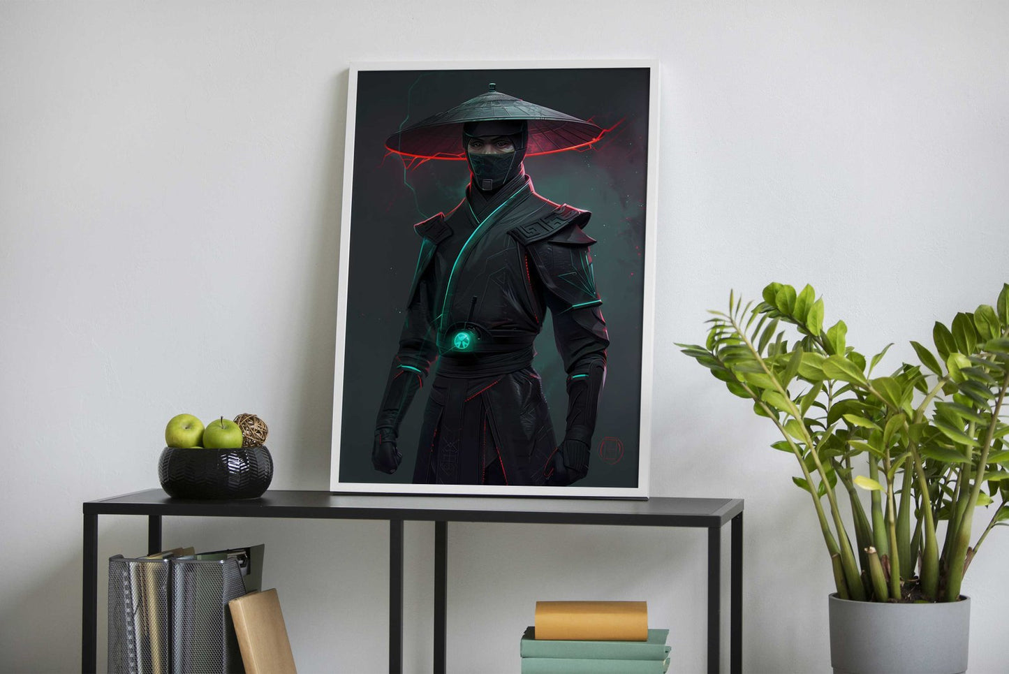 Cyberpunk Ninja Warrior Asian Style Poster | Wall Art for Home & Office | High-Quality Print - High-Quality Visual Display