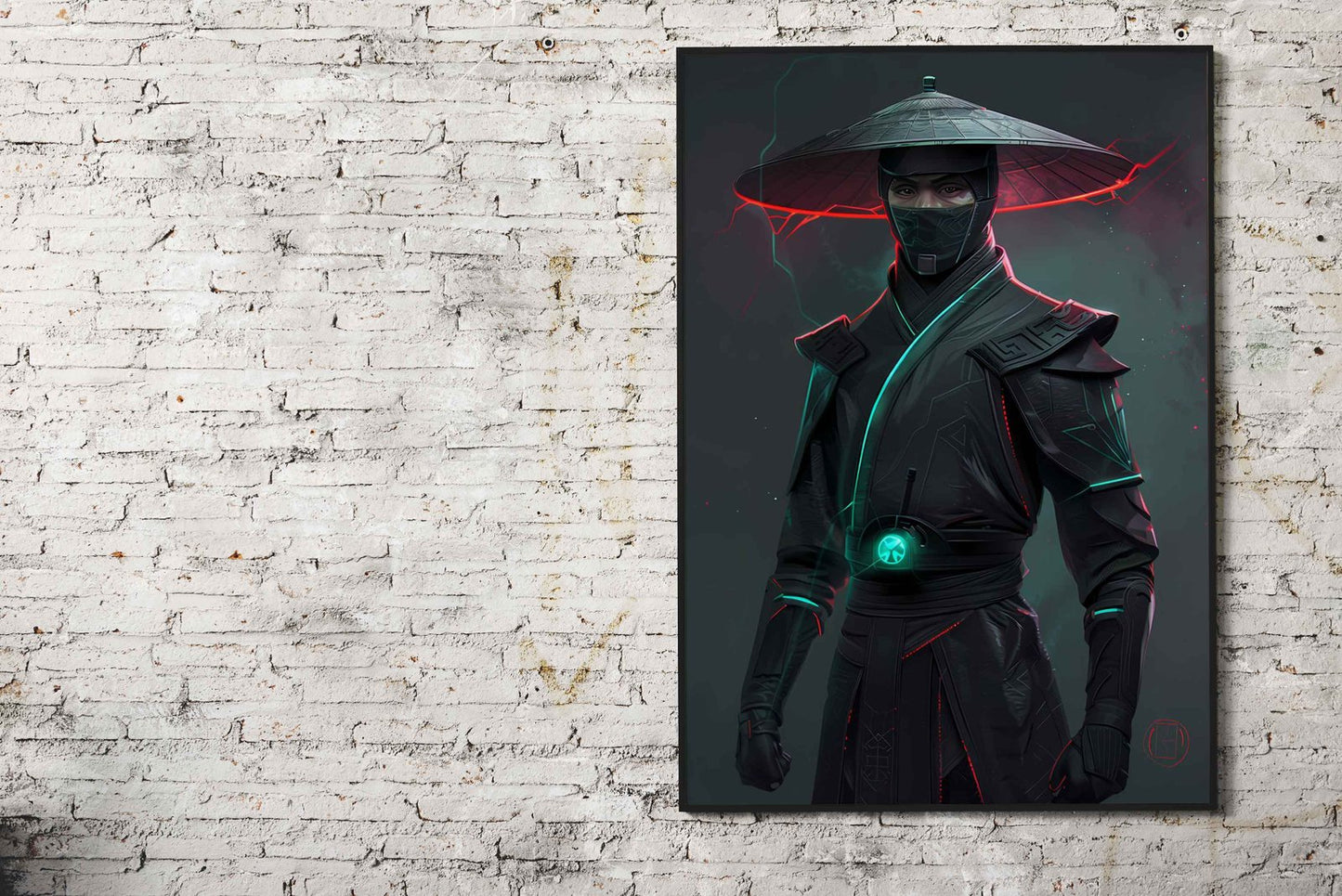 Cyberpunk Ninja Warrior Asian Style Poster | Wall Art for Home & Office | High-Quality Print - High-Quality Visual Display