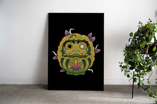 DARUMA Asian Style Poster | Wall Art for Home & Office | High-Quality Print - High-Quality Visual Display