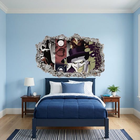 DC Comics Batman Dark Knight Kids Room Decor Nursery Wall Art 053