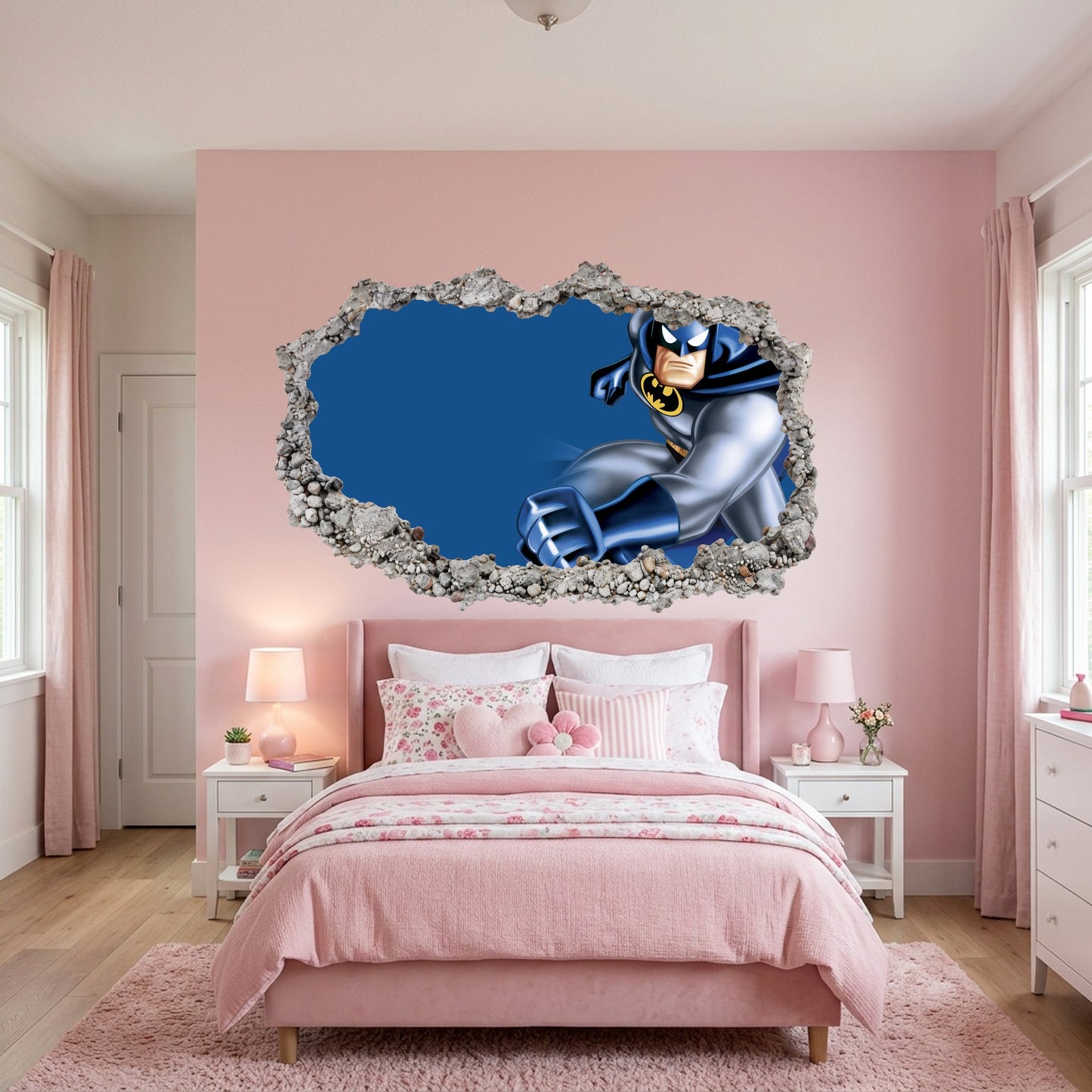 DC Comics Batman Dark Knight Playroom Art Decal Wall Art Sticker 048