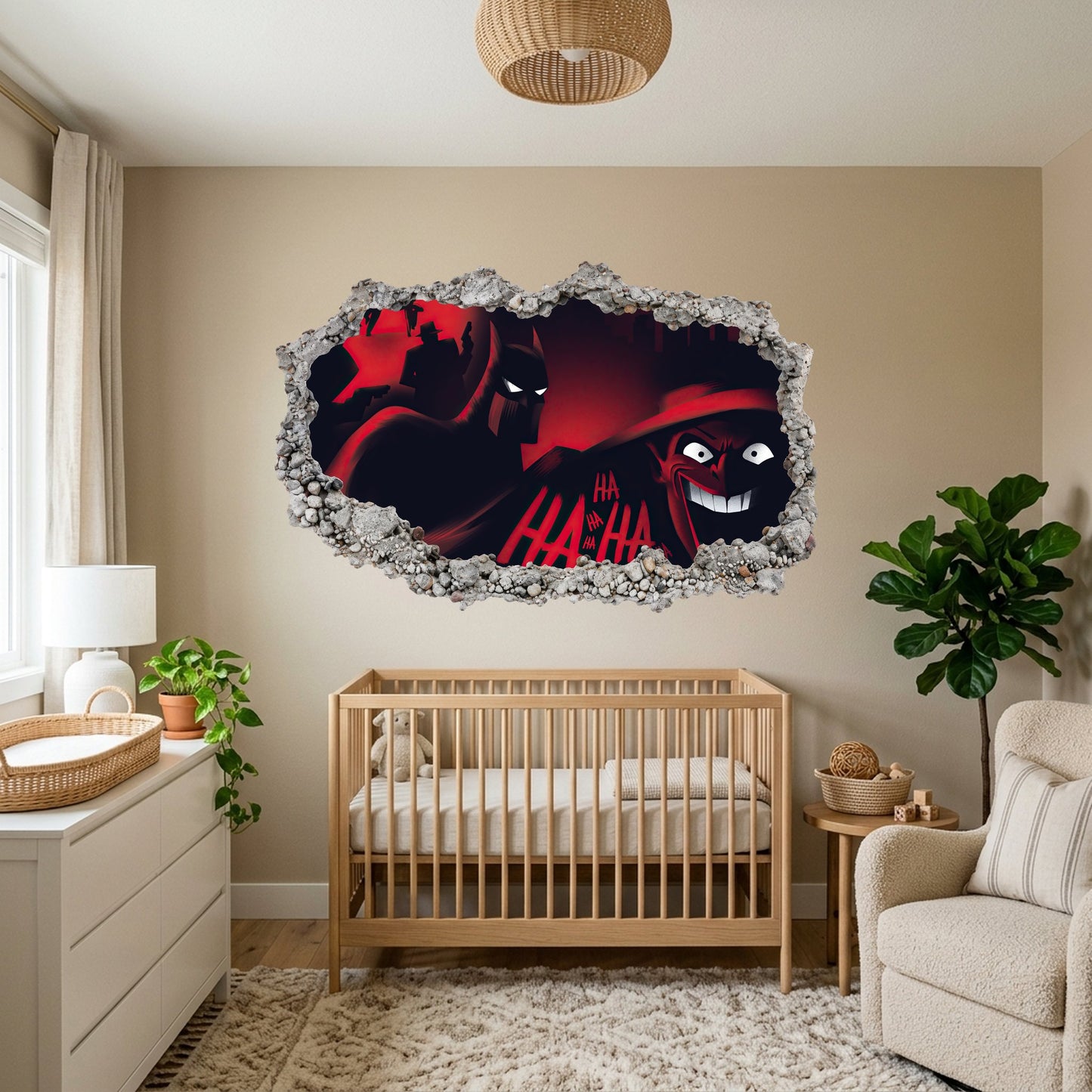 DC Comics Batman Dark Knight Playroom Art Decal Wall Art Sticker 062