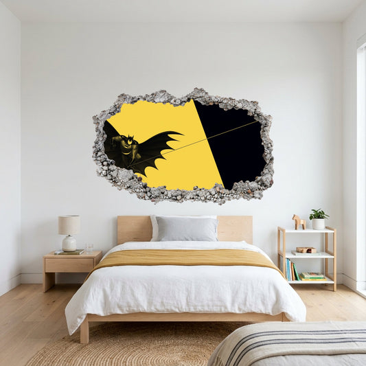 DC Comics Batman Dark Knight Smashed Brick Decal 3D Effect Sticker 058