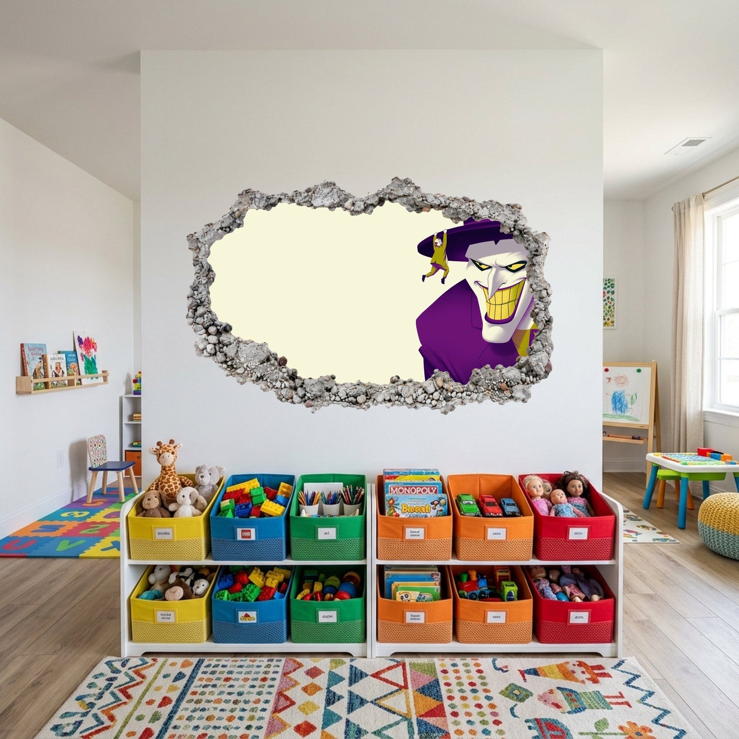 DC Superheroes Batman Nursery Wall Art Kids Room Decor 060