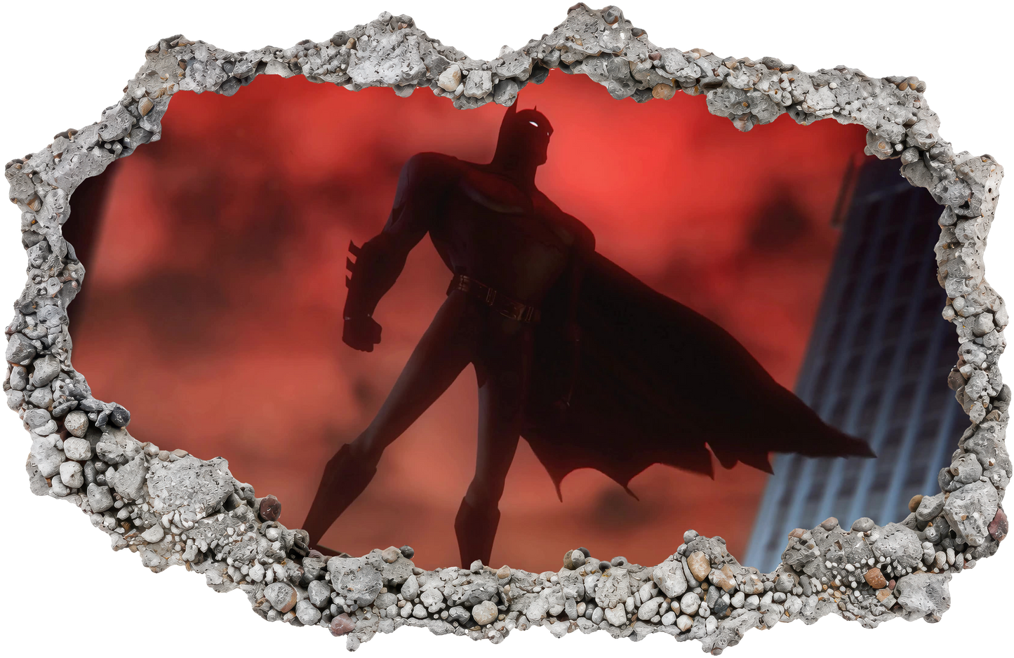 DC Superheroes Batman Playroom Art Decal Nursery Wall Art 056