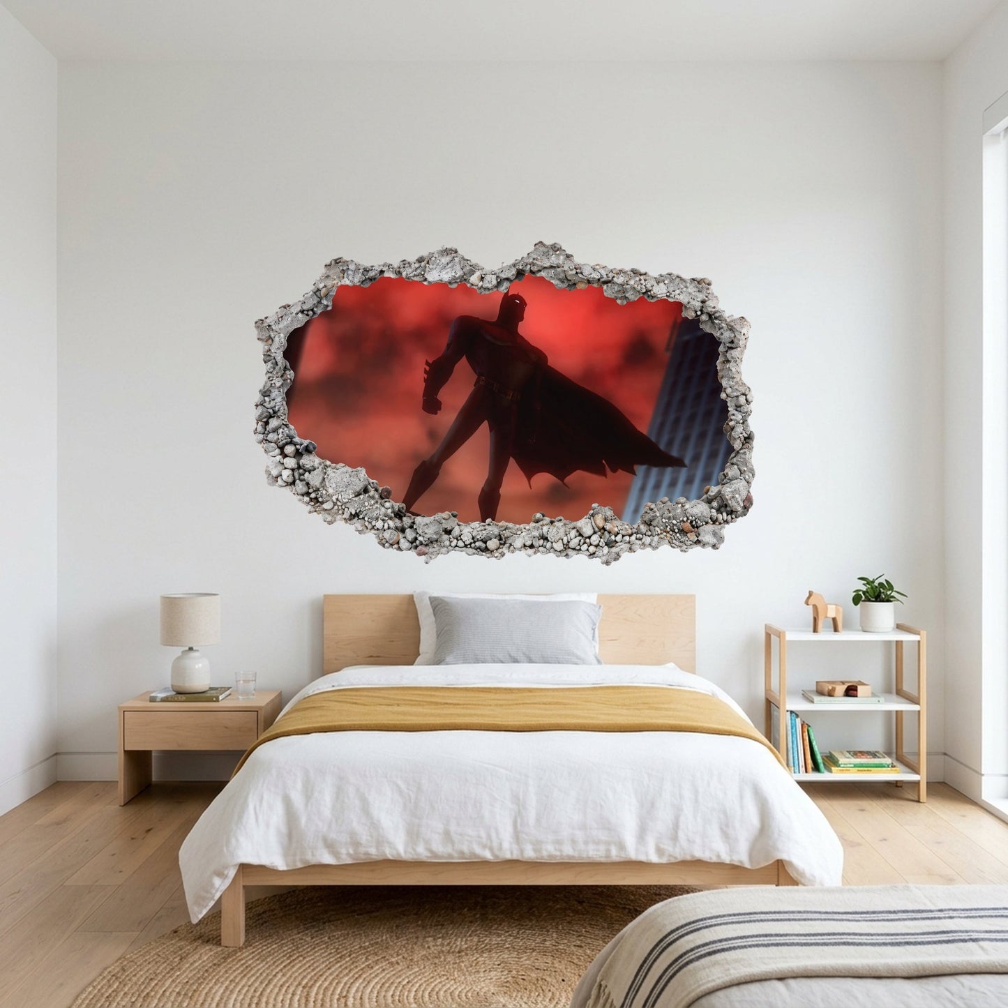 DC Superheroes Batman Playroom Art Decal Nursery Wall Art 056