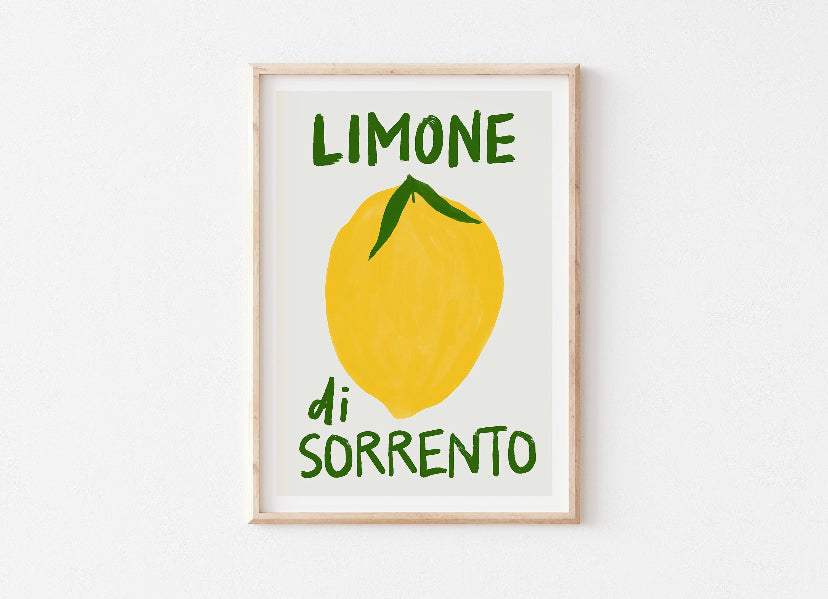 Sorrento Lemon Pattern - High-Quality Premium Wall Art Decor Sticker