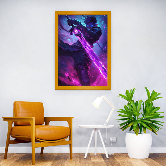 Dark Fantasy Warrior Asian Style Poster | Wall Art for Home & Office | High-Quality Print - High-Quality Visual Display