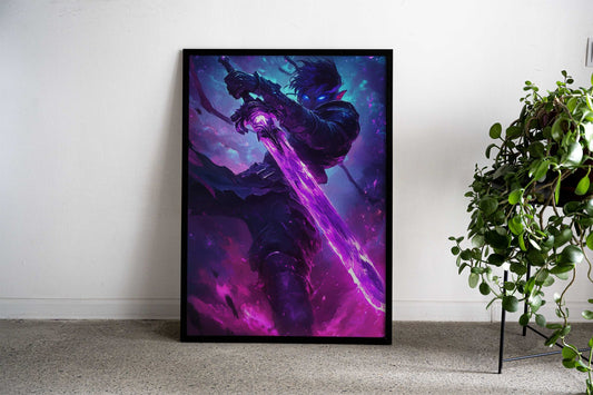 Dark Fantasy Warrior Asian Style Poster | Wall Art for Home & Office | High-Quality Print - High-Quality Visual Display