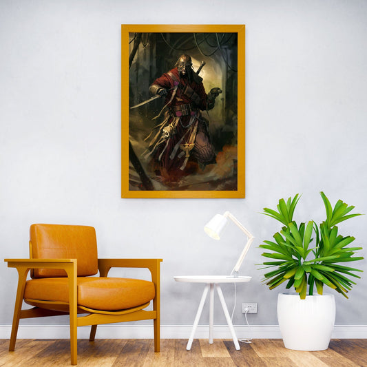 Darktide Zealot Art Asian Style Poster | Wall Art for Home & Office | High-Quality Print - High-Quality Visual Display