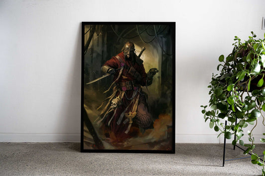 Darktide Zealot Art Asian Style Poster | Wall Art for Home & Office | High-Quality Print - High-Quality Visual Display