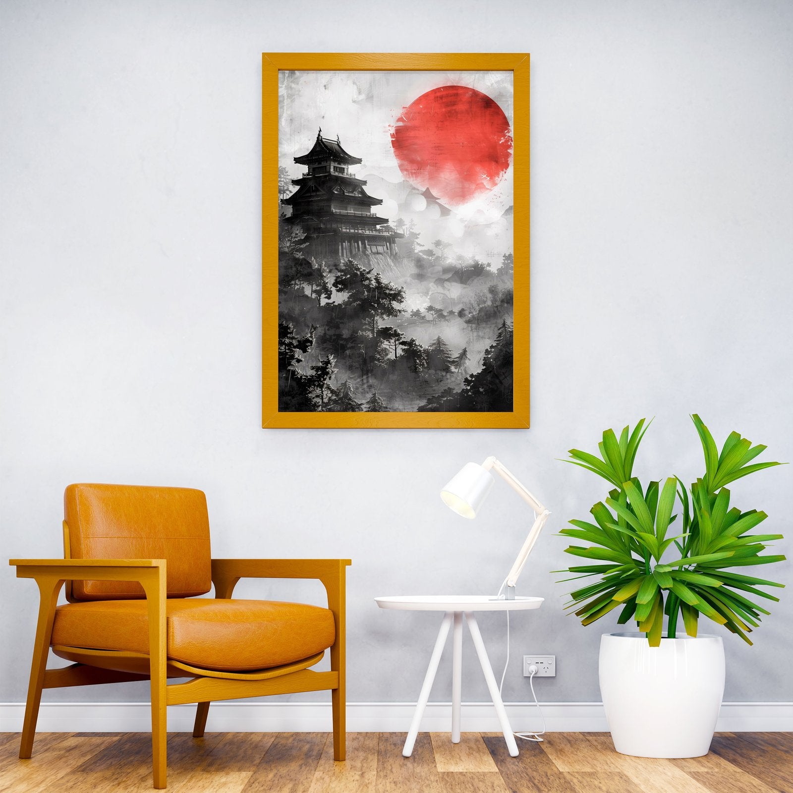 Dawn at Edo Castle Asian Style Poster | Wall Art for Home & Office | High-Quality Print - High-Quality Visual Display