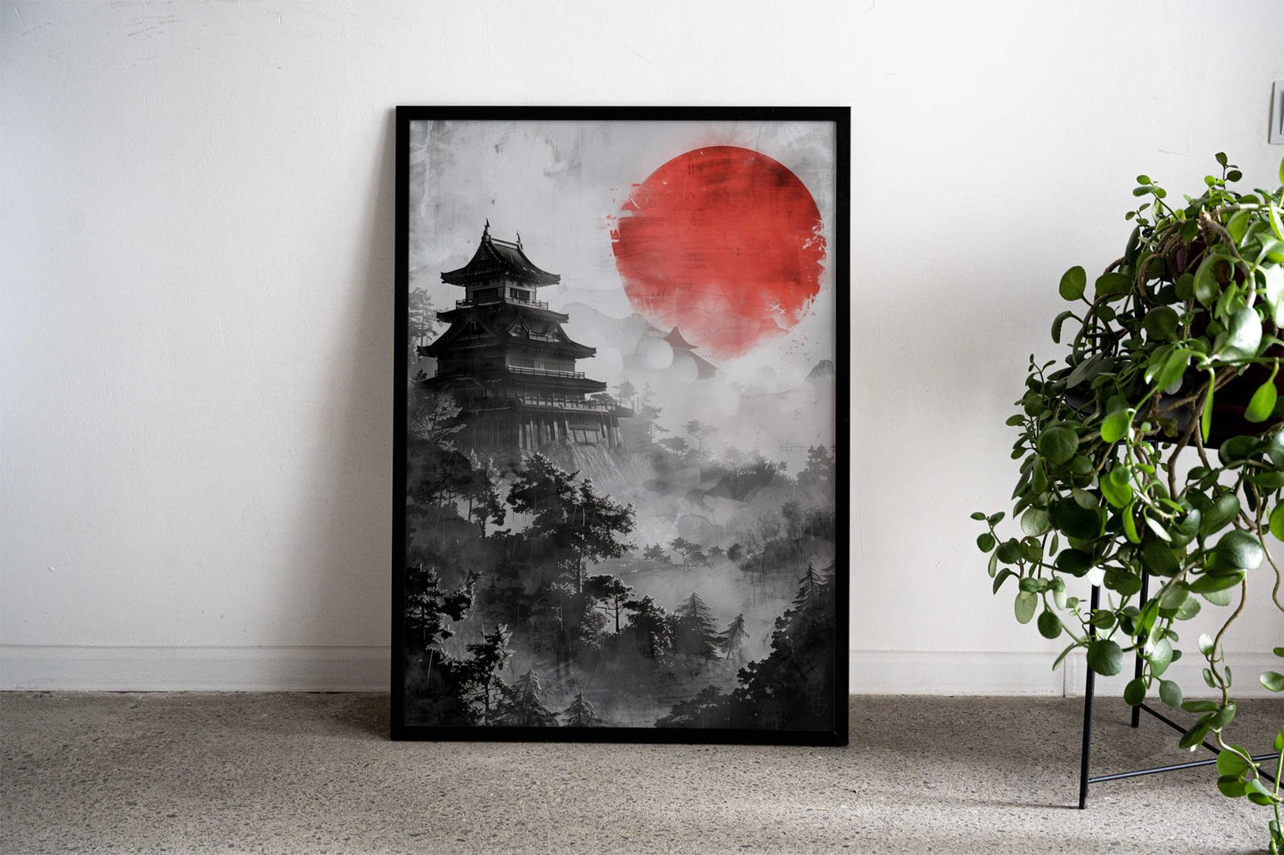 Dawn at Edo Castle Asian Style Poster | Wall Art for Home & Office | High-Quality Print - High-Quality Visual Display