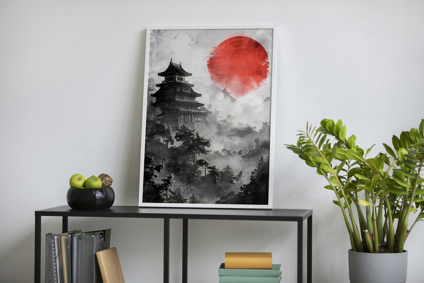 Dawn at Edo Castle Asian Style Poster | Wall Art for Home & Office | High-Quality Print - High-Quality Visual Display