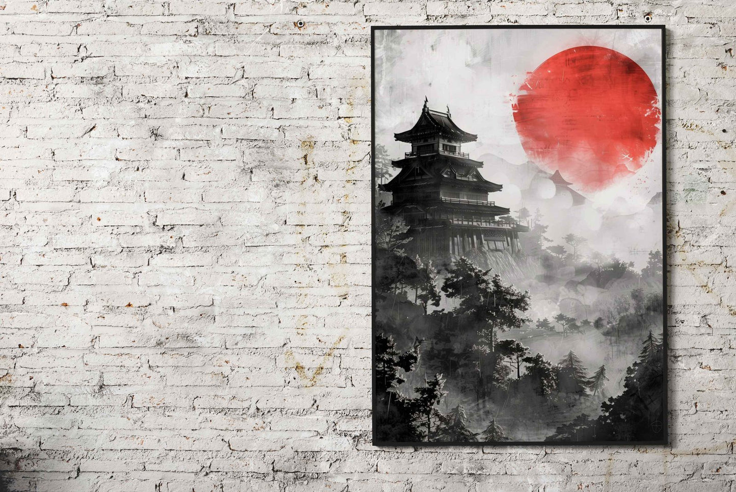 Dawn at Edo Castle Asian Style Poster | Wall Art for Home & Office | High-Quality Print - High-Quality Visual Display