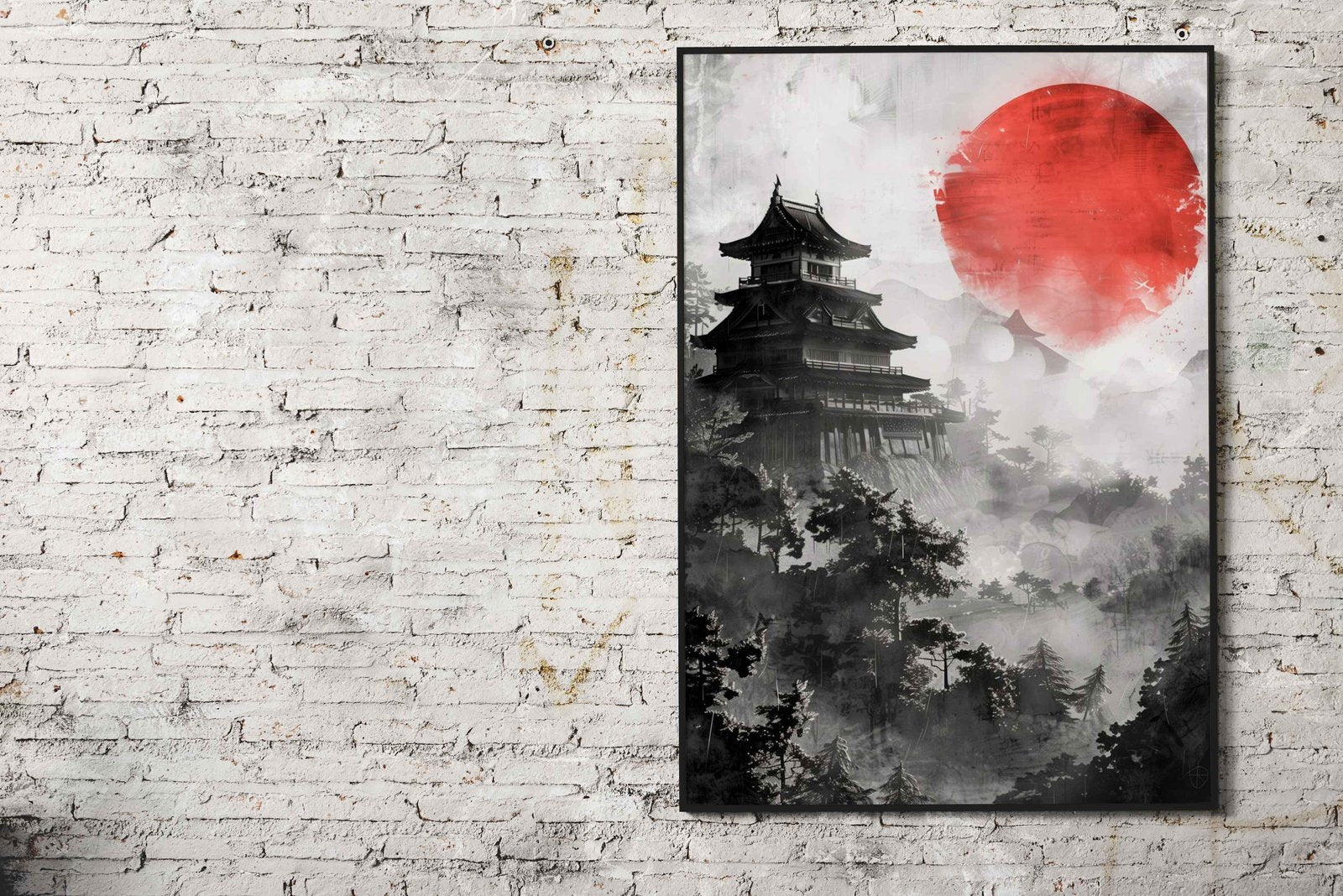 Dawn at Edo Castle Asian Style Poster | Wall Art for Home & Office | High-Quality Print - High-Quality Visual Display
