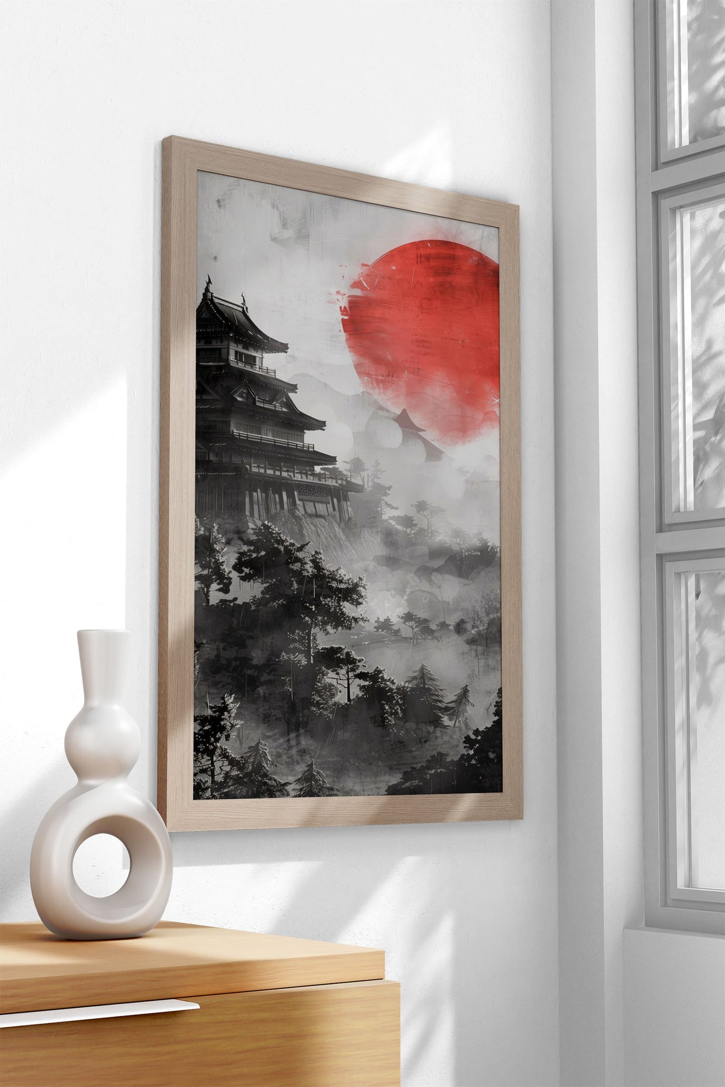 Dawn at Edo Castle Asian Style Poster | Wall Art for Home & Office | High-Quality Print - High-Quality Visual Display