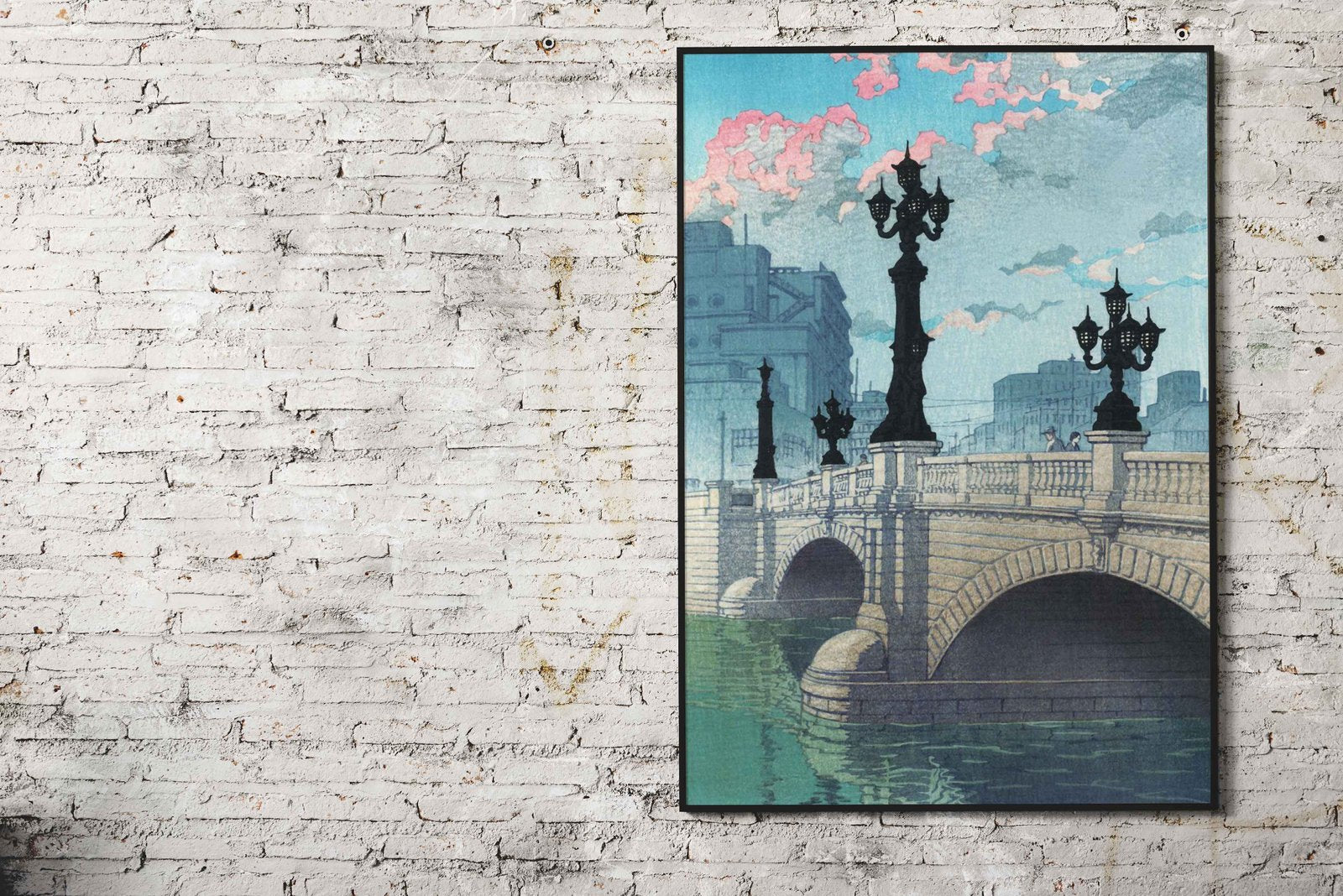 Dawn at Nihonbashi Bridge Asian Style Poster | Wall Art for Home & Office | High-Quality Print - High-Quality Visual Display