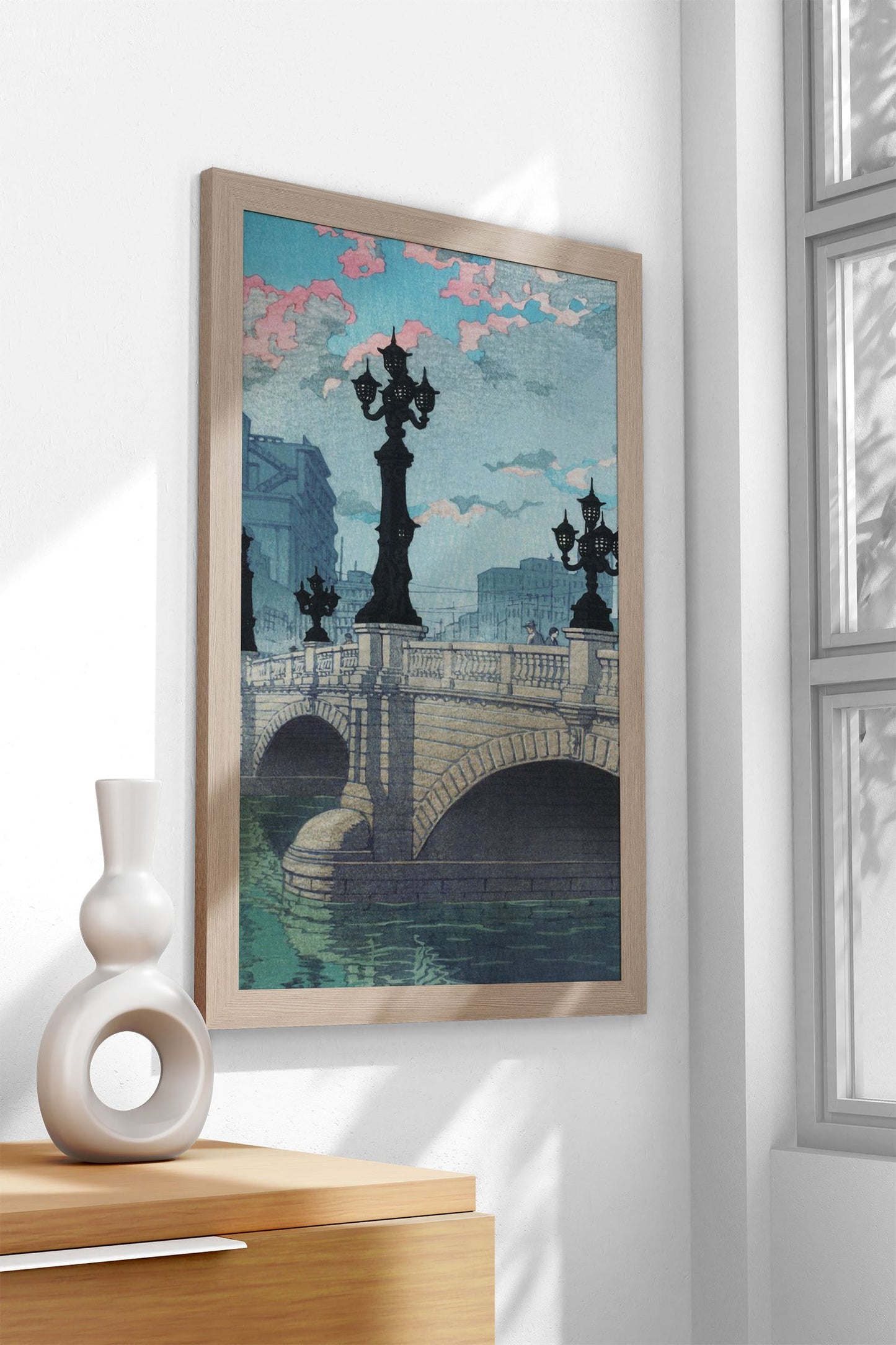 Dawn at Nihonbashi Bridge Asian Style Poster | Wall Art for Home & Office | High-Quality Print - High-Quality Visual Display