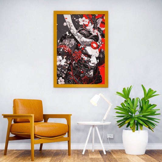 Demon Mask Asian Style Poster | Wall Art for Home & Office | High-Quality Print - High-Quality Visual Display