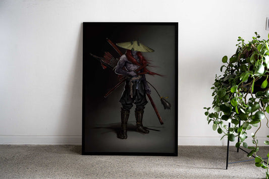 Demon Ronin Asian Style Poster | Wall Art for Home & Office | High-Quality Print - High-Quality Visual Display