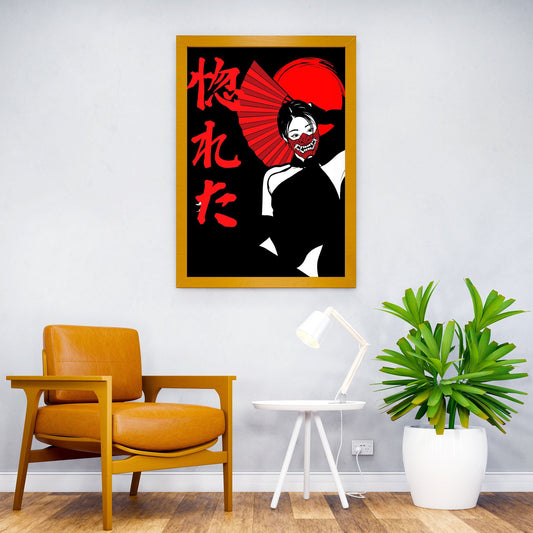 Demon oni woman Asian Style Poster | Wall Art for Home & Office | High-Quality Print - High-Quality Visual Display
