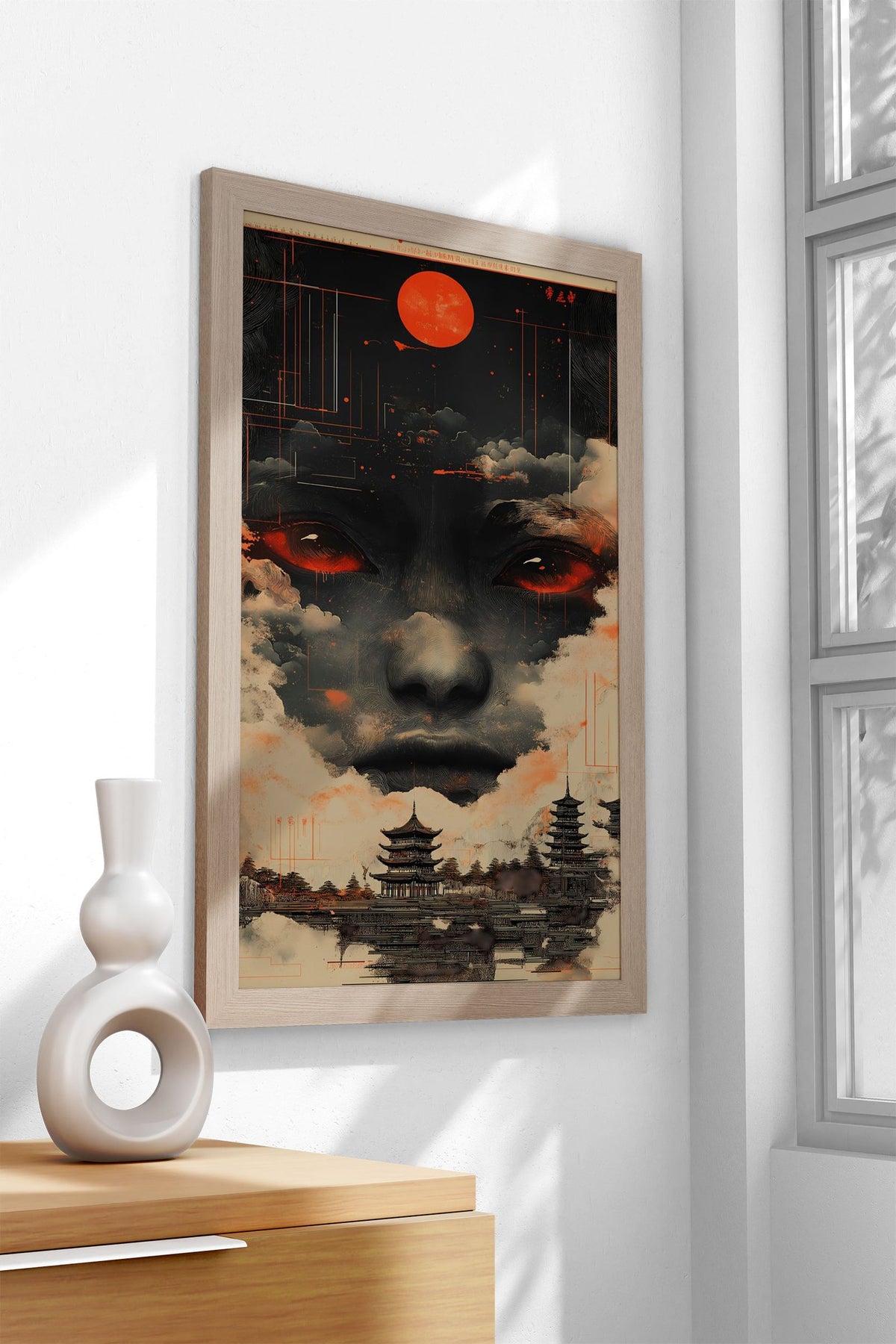 Digital Asian Art Asian Style Poster | Wall Art for Home & Office | High-Quality Print - High-Quality Visual Display