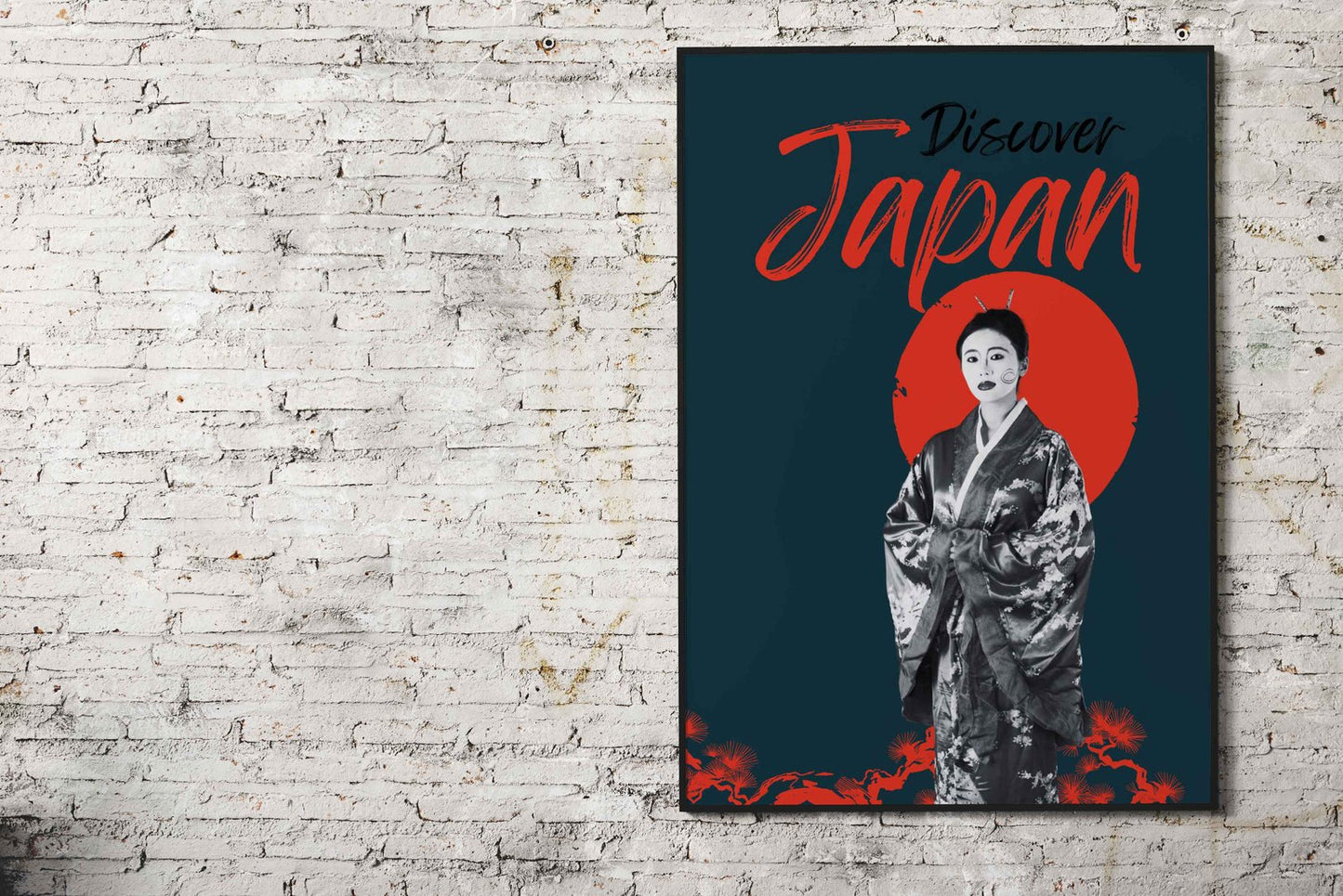 Discover Japan Poster Asian Style Poster | Wall Art for Home & Office | High-Quality Print