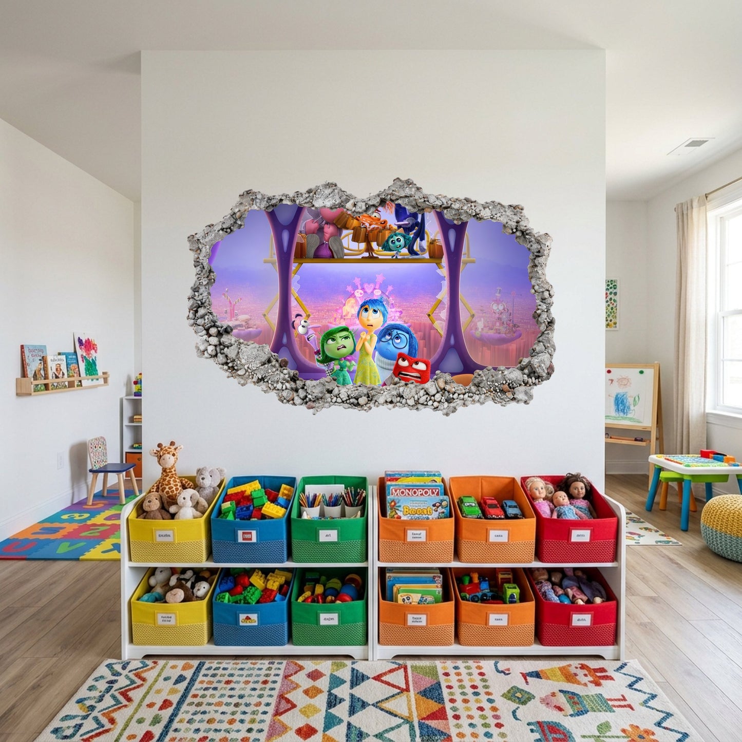Disney Pixar Inside Out 3D Effect Sticker Kids Room Decor 278