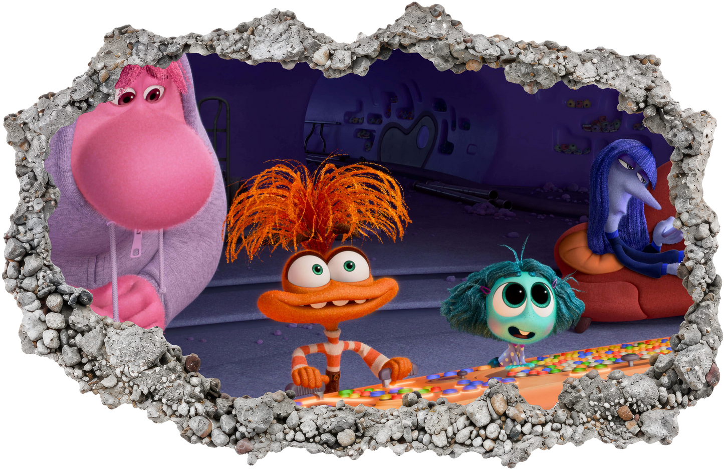 Disney Pixar Inside Out Playroom Art Decal Kids Room Decor 288